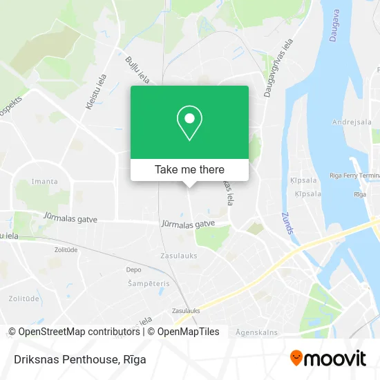 Driksnas Penthouse map