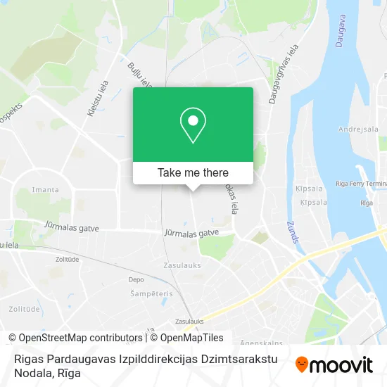 Карта Rigas Pardaugavas Izpilddirekcijas Dzimtsarakstu Nodala