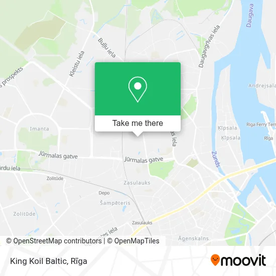 King Koil Baltic map