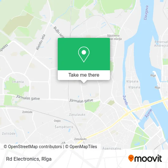 Rd Electronics map