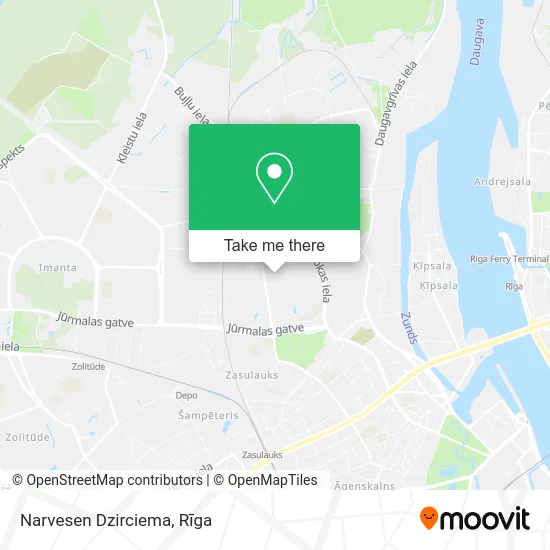 Карта Narvesen Dzirciema