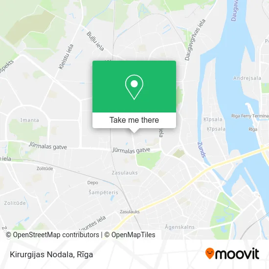 Карта Kirurgijas Nodala