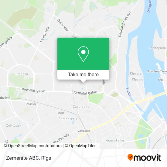Карта Zemenīte ABC