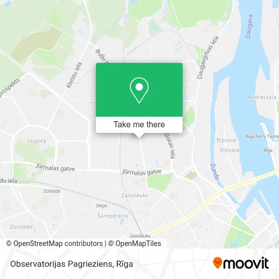 Карта Observatorijas Pagrieziens