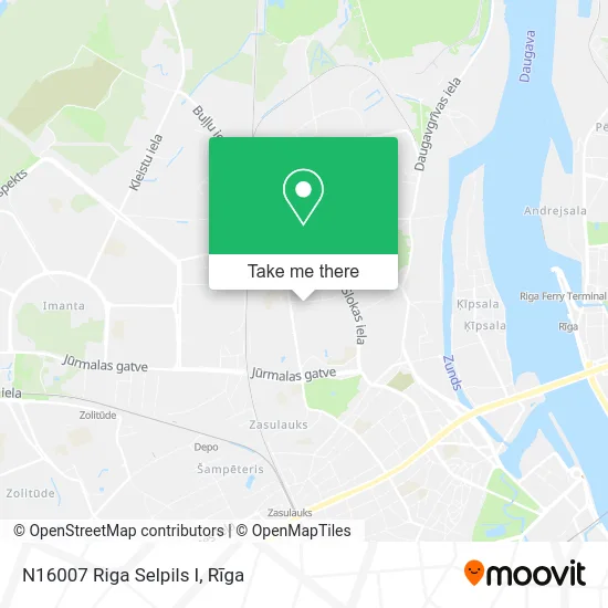 Карта N16007 Riga Selpils I