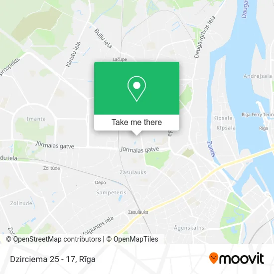 Карта Dzirciema 25 - 17