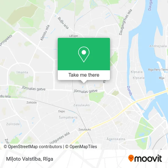 Карта Mīļoto Valstība