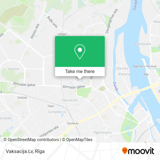 Карта Vaksacija.Lv