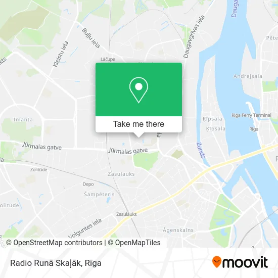 Карта Radio Runā Skaļāk