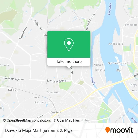 Карта Dzīvokļu Māja Mārtiņa nams 2