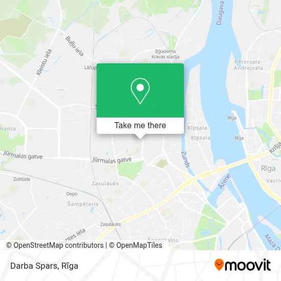 Darba Spars map