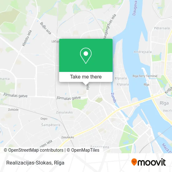 Карта Realizacijas-Slokas