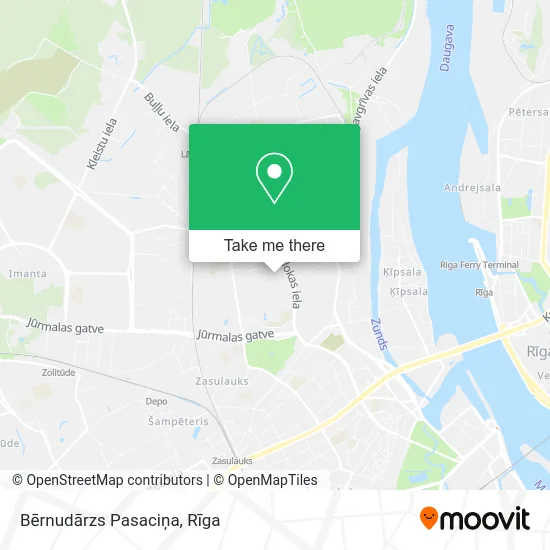 Карта Bērnudārzs Pasaciņa