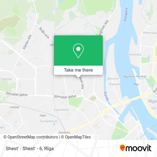 Карта Shest' - Shest' - 6