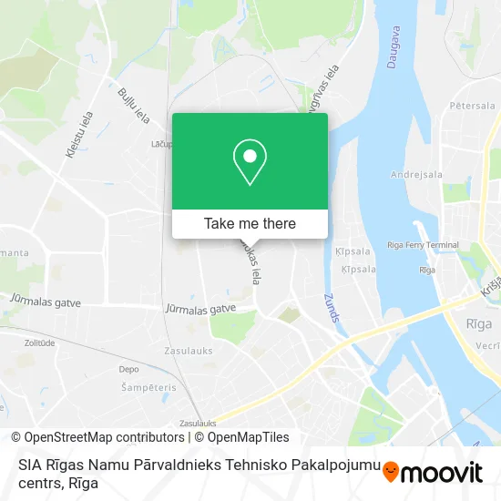 Карта SIA Rīgas Namu Pārvaldnieks Tehnisko Pakalpojumu centrs