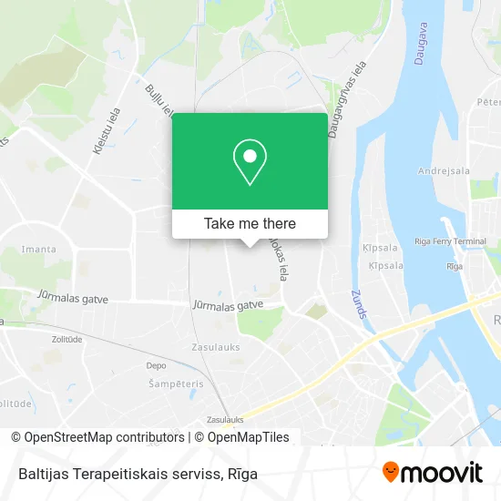 Карта Baltijas Terapeitiskais serviss