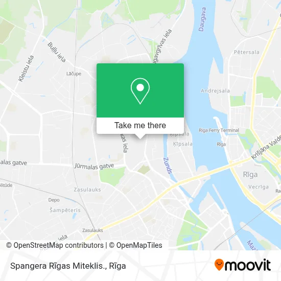 Spangera Rīgas Miteklis. map