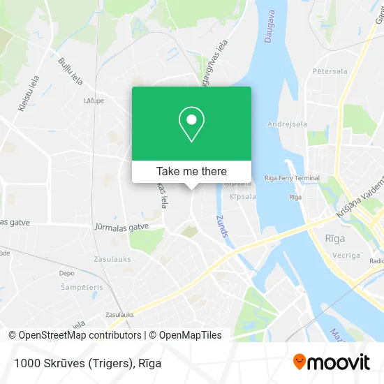 1000 Skrūves (Trigers) map