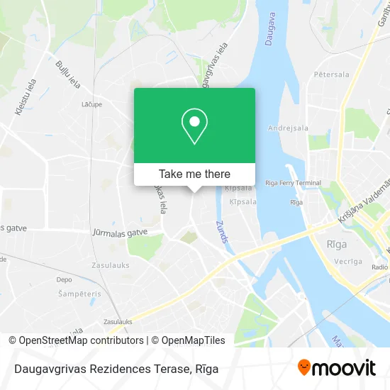Карта Daugavgrivas Rezidences Terase