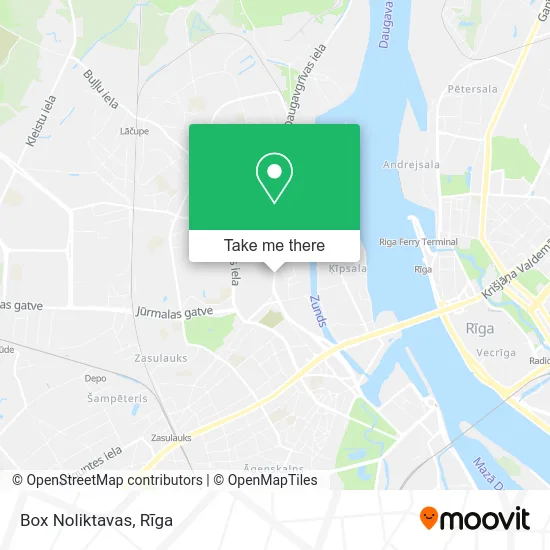 Карта Box Noliktavas