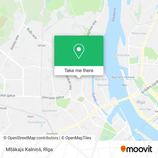 Карта Mīļākajs Kalniņš