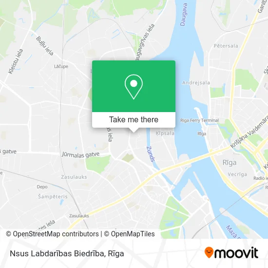 Карта Nsus Labdarības Biedrība