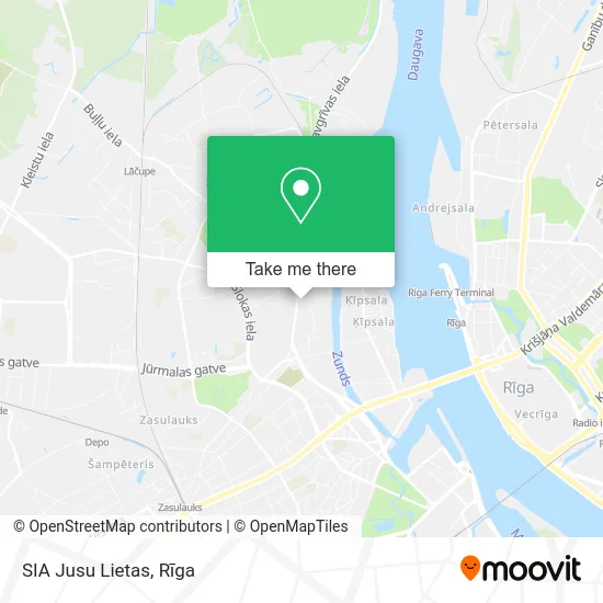 Карта SIA Jusu Lietas