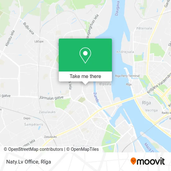 Карта Naty.Lv Office