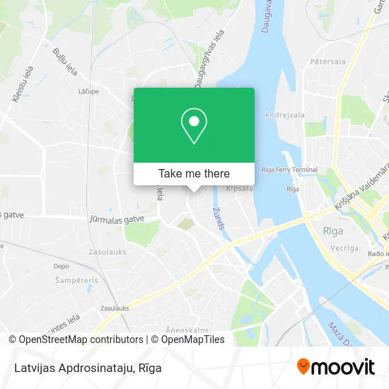 Карта Latvijas Apdrosinataju