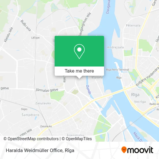 Haralda Weidmüller Office map