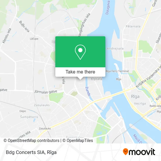 Карта Bdg Concerts SIA