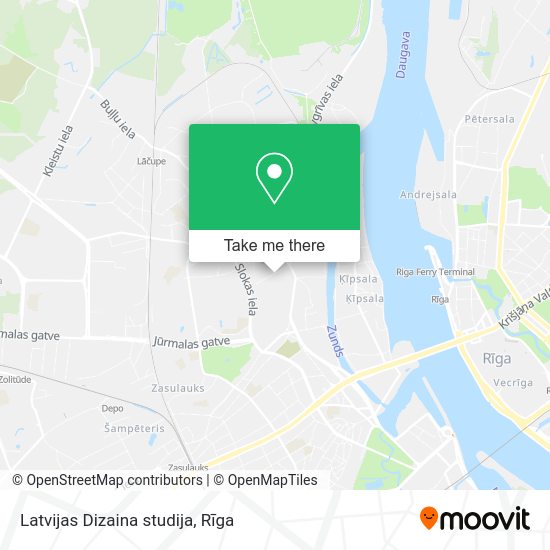 Карта Latvijas Dizaina studija