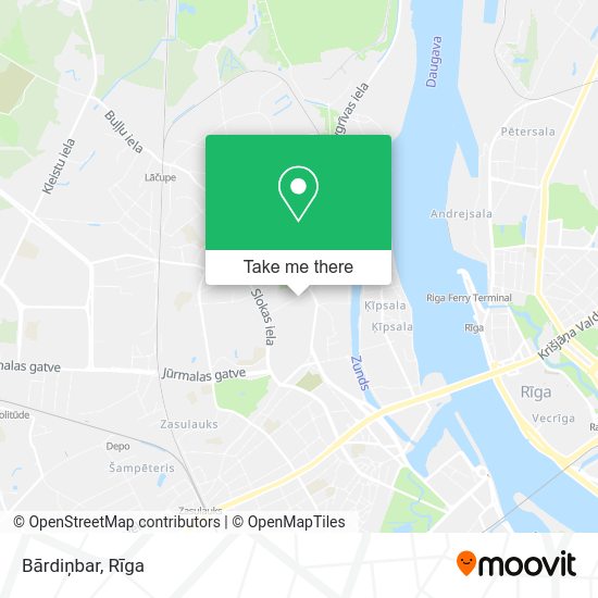 Карта Bārdiņbar