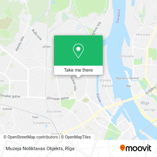 Карта Muzeja Noliktavas Objekts