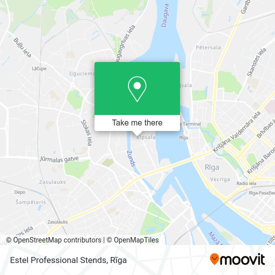 Карта Estel Professional Stends