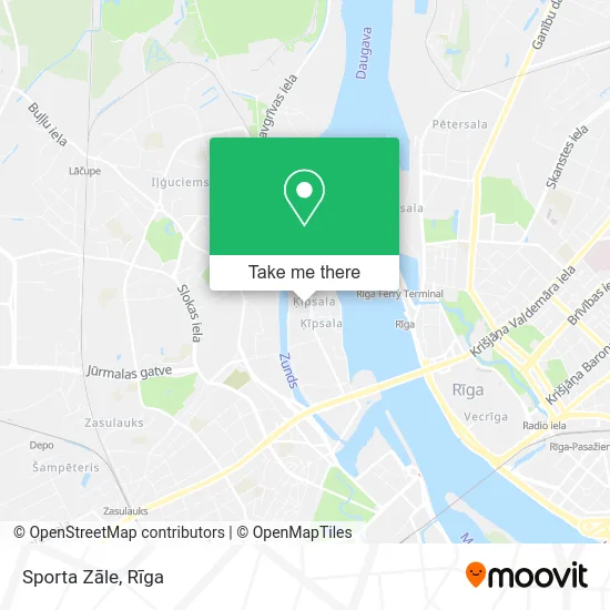 Карта Sporta Zāle