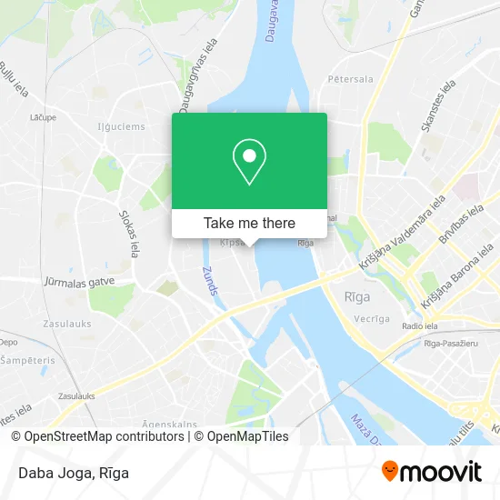 Карта Daba Joga