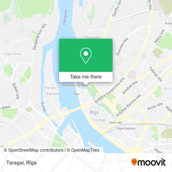 Карта Taragai