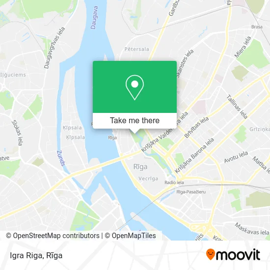 Карта Igra Riga