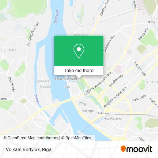 Veikals Bodylux map