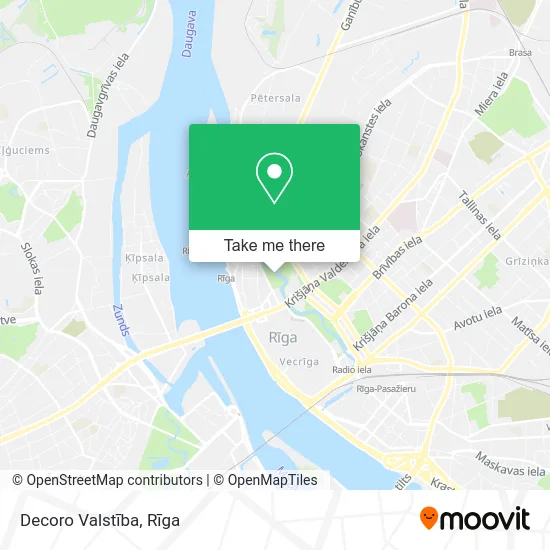 Карта Decoro Valstība