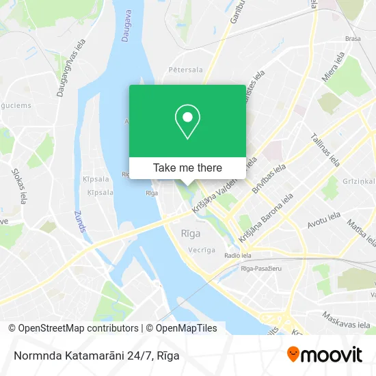 Карта Normnda Katamarāni 24/7