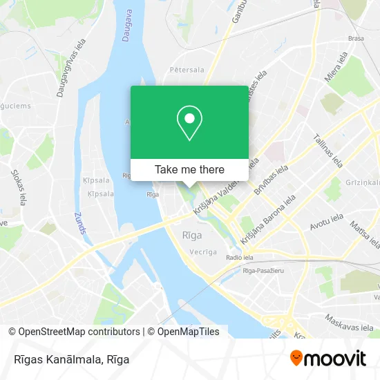 Rīgas Kanālmala map