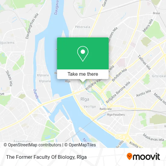 The Former Faculty Of Biology map