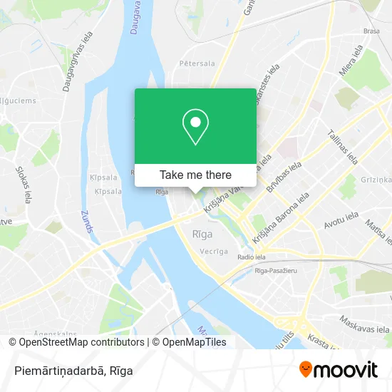 Карта Piemārtiņadarbā