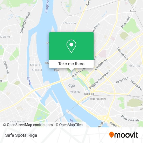 Карта Safe Spots
