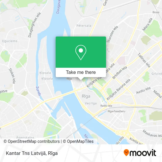 Карта Kantar Tns Latvijā