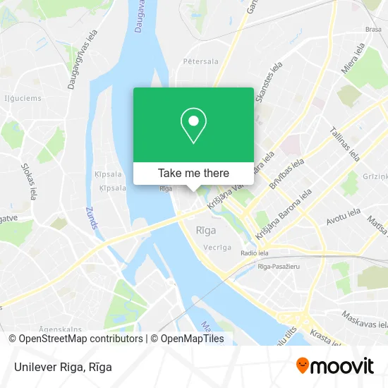 Карта Unilever Riga