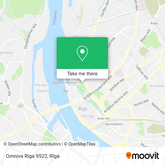 Omniva Riga 9522 map