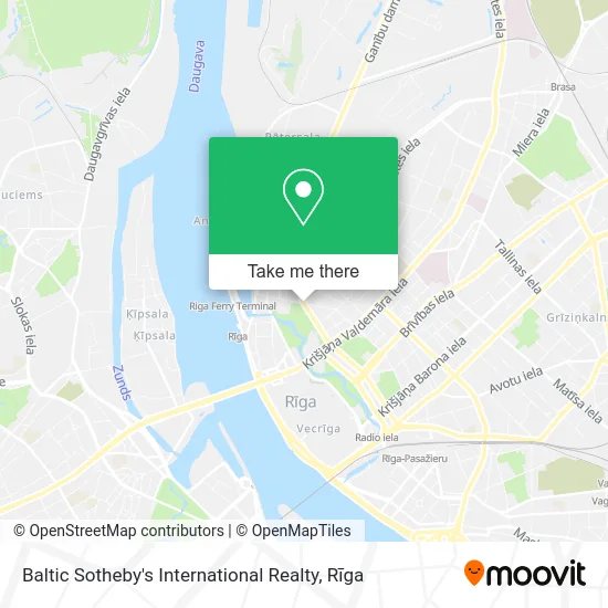 Карта Baltic Sotheby's International Realty